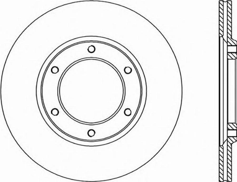 Open Parts BDA1362.20 - Disque de frein cwaw.fr