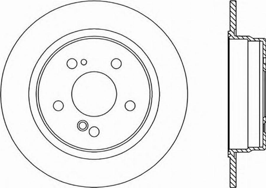 Open Parts BDA1300.10 - Disque de frein cwaw.fr