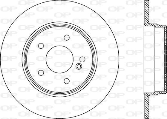 Open Parts BDA1316.10 - Disque de frein cwaw.fr