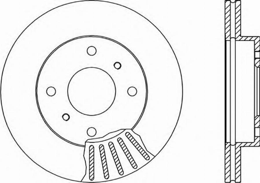 Open Parts BDA1386.20 - Disque de frein cwaw.fr