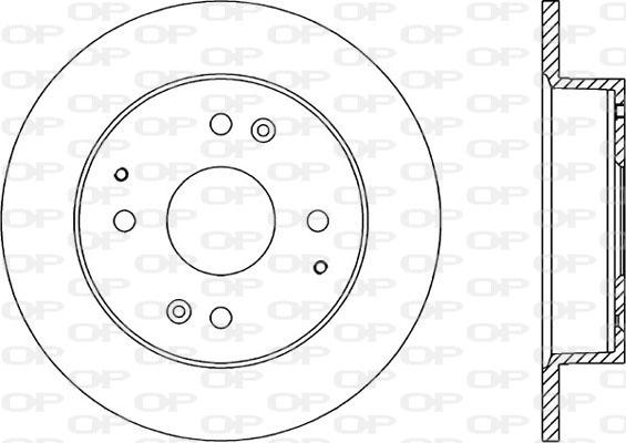 Open Parts BDA1214.10 - Disque de frein cwaw.fr