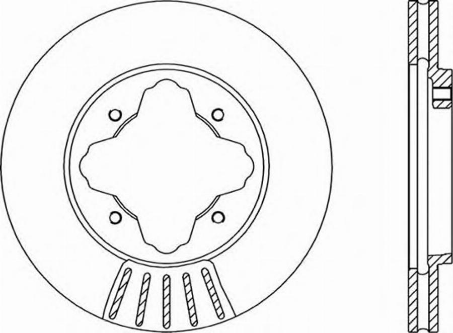 Open Parts BDR1212.20 - Disque de frein cwaw.fr