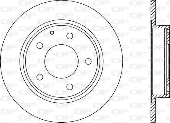 Open Parts BDA1282.10 - Disque de frein cwaw.fr