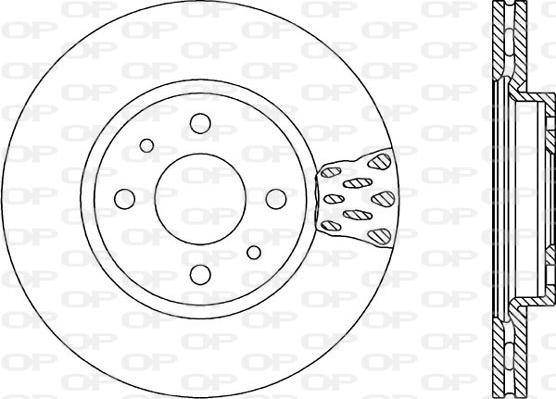 Open Parts BDA1235.20 - Disque de frein cwaw.fr