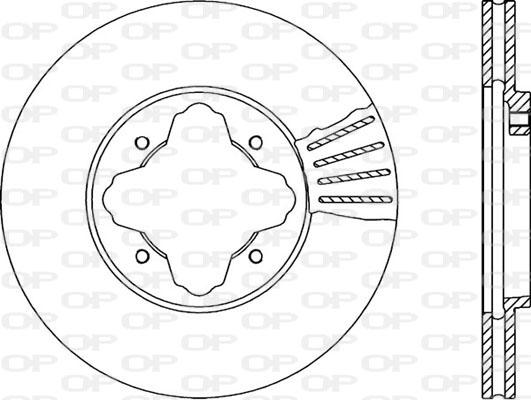 Open Parts BDA1222.20 - Disque de frein cwaw.fr