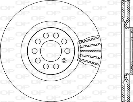 Open Parts BDA1744.20 - Disque de frein cwaw.fr