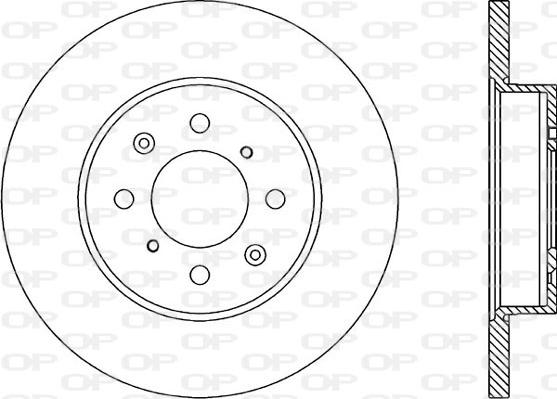 Open Parts BDA1752.10 - Disque de frein cwaw.fr