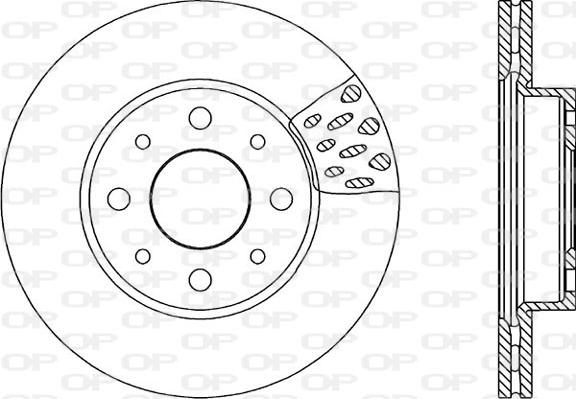 Open Parts BDA1766.20 - Disque de frein cwaw.fr