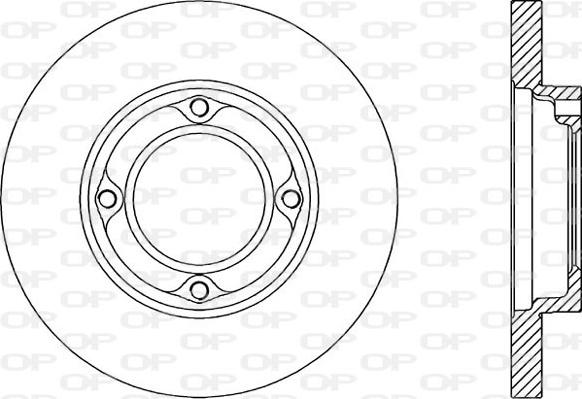 Open Parts BDA1763.10 - Disque de frein cwaw.fr