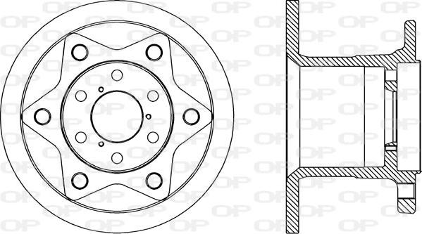 Open Parts BDA1767.10 - Disque de frein cwaw.fr