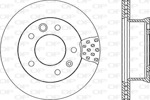 Open Parts BDA1706.20 - Disque de frein cwaw.fr