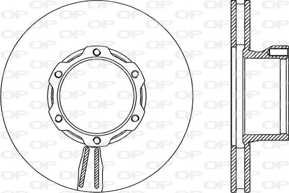 Open Parts BDA1701.20 - Disque de frein cwaw.fr