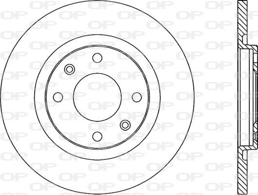 Open Parts BDA1717.10 - Disque de frein cwaw.fr