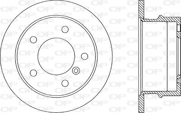 Open Parts BDA1784.10 - Disque de frein cwaw.fr