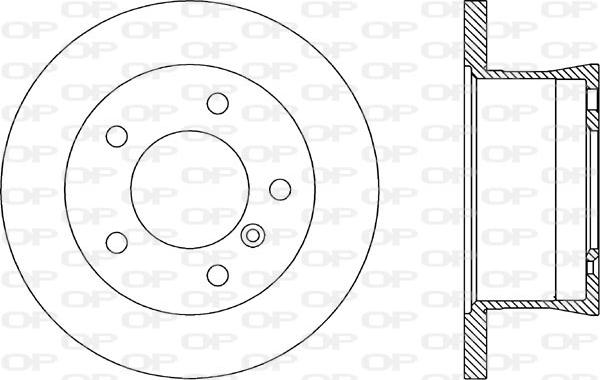 Open Parts BDA1785.10 - Disque de frein cwaw.fr