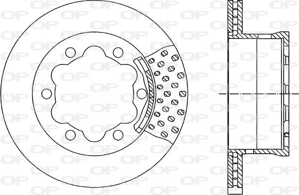 Open Parts BDA1786.20 - Disque de frein cwaw.fr