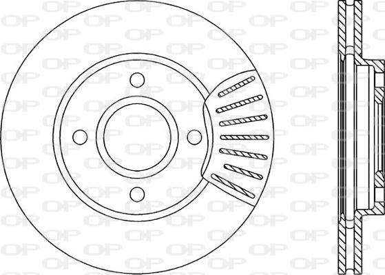 Open Parts BDA1739.20 - Disque de frein cwaw.fr