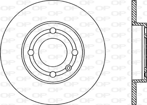 Open Parts BDA1733.10 - Disque de frein cwaw.fr