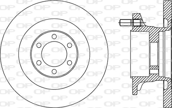 Open Parts BDA2494.10 - Disque de frein cwaw.fr