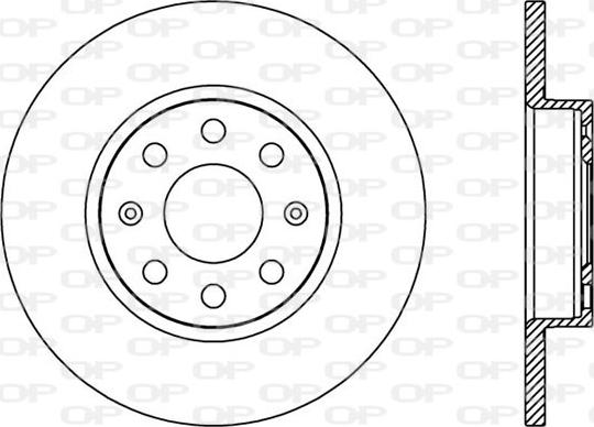 Open Parts BDA2444.10 - Disque de frein cwaw.fr