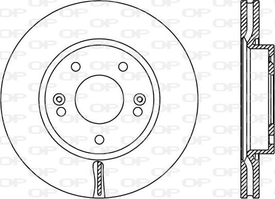 Open Parts BDA2443.20 - Disque de frein cwaw.fr