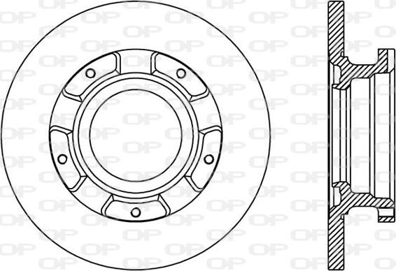 Open Parts BDA2411.10 - Disque de frein cwaw.fr