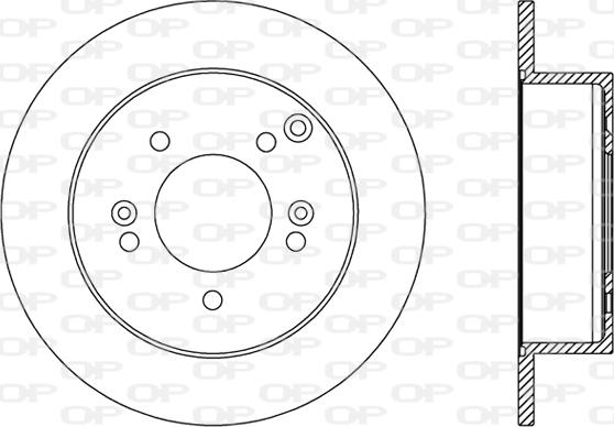 Open Parts BDA2482.10 - Disque de frein cwaw.fr