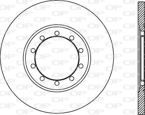 Open Parts BDA2436.10 - Disque de frein cwaw.fr