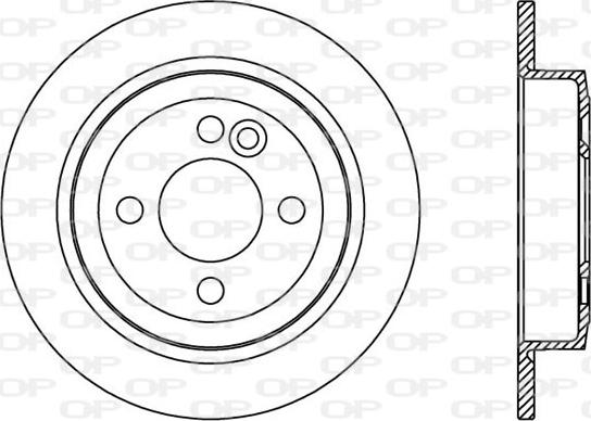 Open Parts BDA2430.10 - Disque de frein cwaw.fr