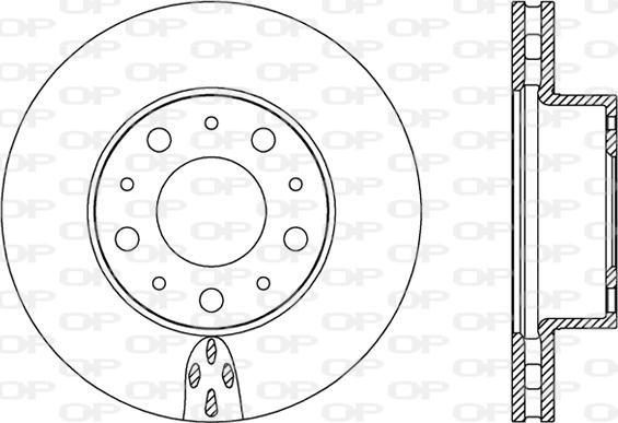 Open Parts BDA2438.20 - Disque de frein cwaw.fr