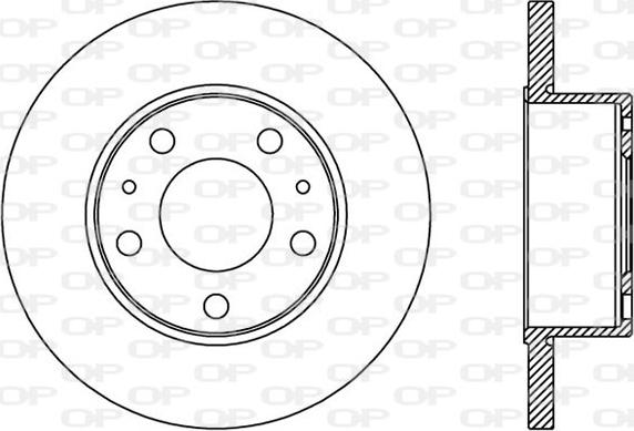 Open Parts BDA2437.10 - Disque de frein cwaw.fr