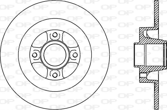 Open Parts BDA2427.10 - Disque de frein cwaw.fr