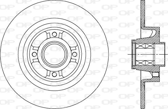 Open Parts BDA2427.30 - Disque de frein cwaw.fr