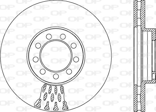 Open Parts BDA2472.20 - Disque de frein cwaw.fr