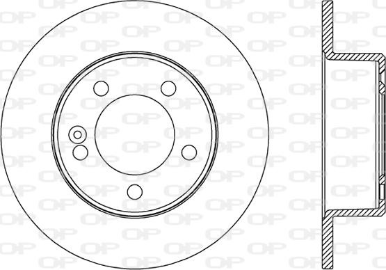 Open Parts BDA2599.10 - Disque de frein cwaw.fr