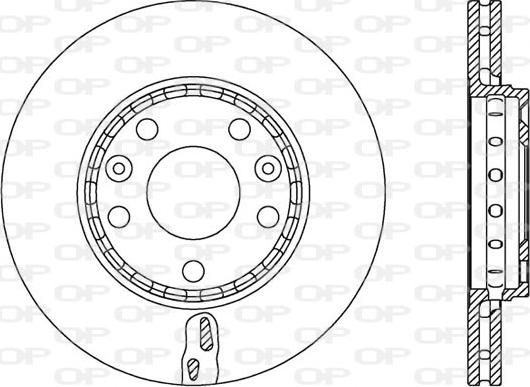 Open Parts BDA2548.20 - Disque de frein cwaw.fr