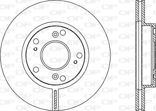 Open Parts BDA2554.20 - Disque de frein cwaw.fr