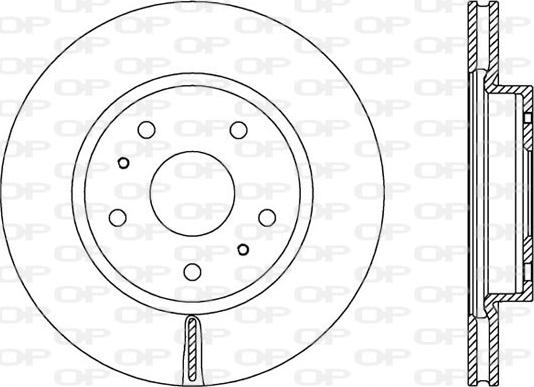 Open Parts BDA2565.20 - Disque de frein cwaw.fr