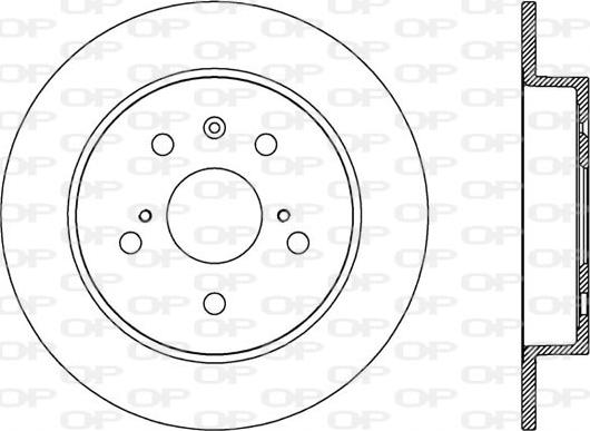 Open Parts BDA2566.10 - Disque de frein cwaw.fr