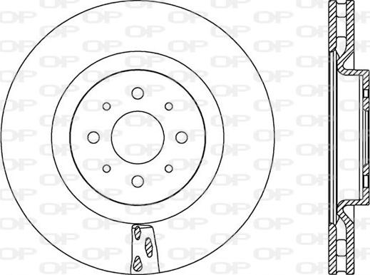 Open Parts BDA2563.20 - Disque de frein cwaw.fr