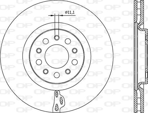 Open Parts BDA2562.20 - Disque de frein cwaw.fr