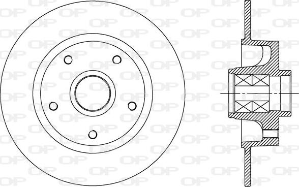 Open Parts BDA2515.30 - Disque de frein cwaw.fr