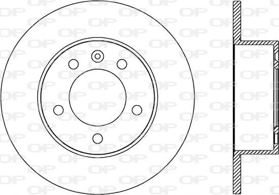 Open Parts BDA2589.10 - Disque de frein cwaw.fr