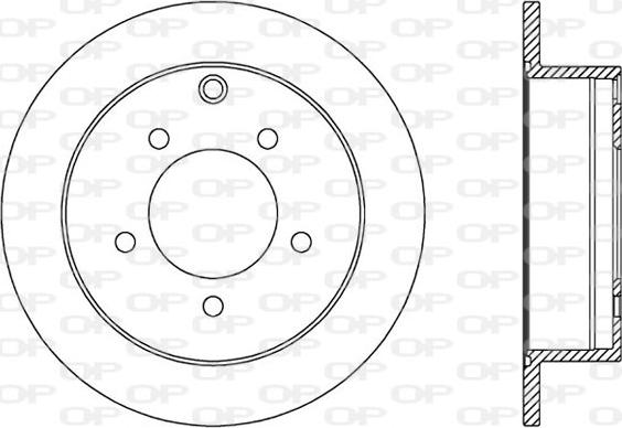 Open Parts BDA2588.10 - Disque de frein cwaw.fr