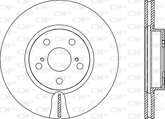 Open Parts BDA2583.20 - Disque de frein cwaw.fr