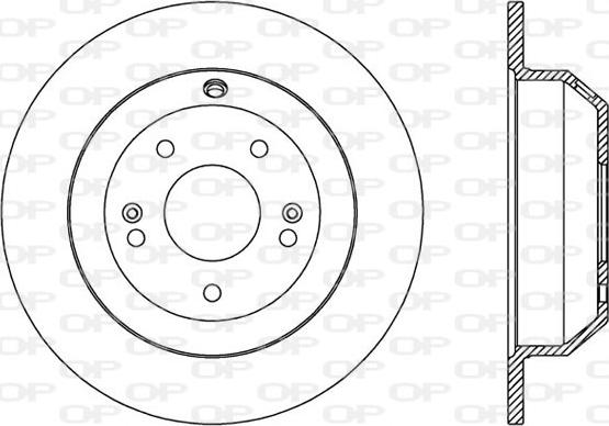 Open Parts BDA2587.10 - Disque de frein cwaw.fr