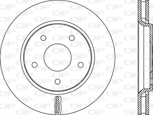 Open Parts BDA2534.20 - Disque de frein cwaw.fr