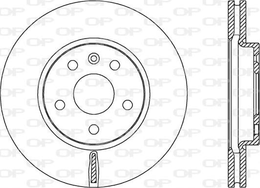 Open Parts BDA2535.20 - Disque de frein cwaw.fr