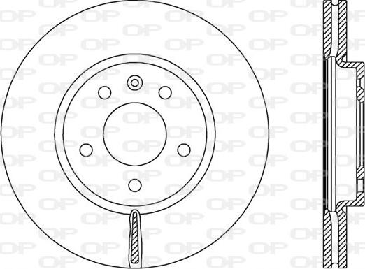 Open Parts BDA2536.20 - Disque de frein cwaw.fr