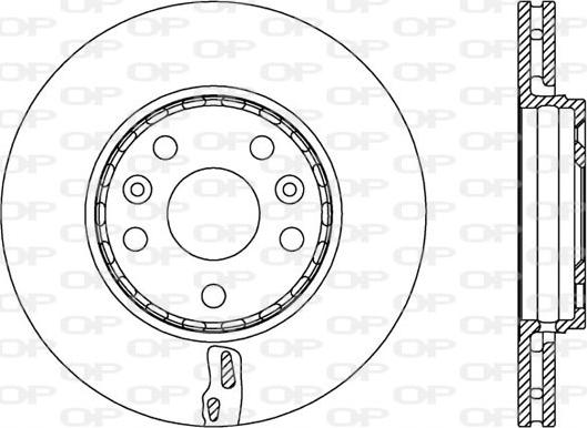 Open Parts BDA2529.20 - Disque de frein cwaw.fr